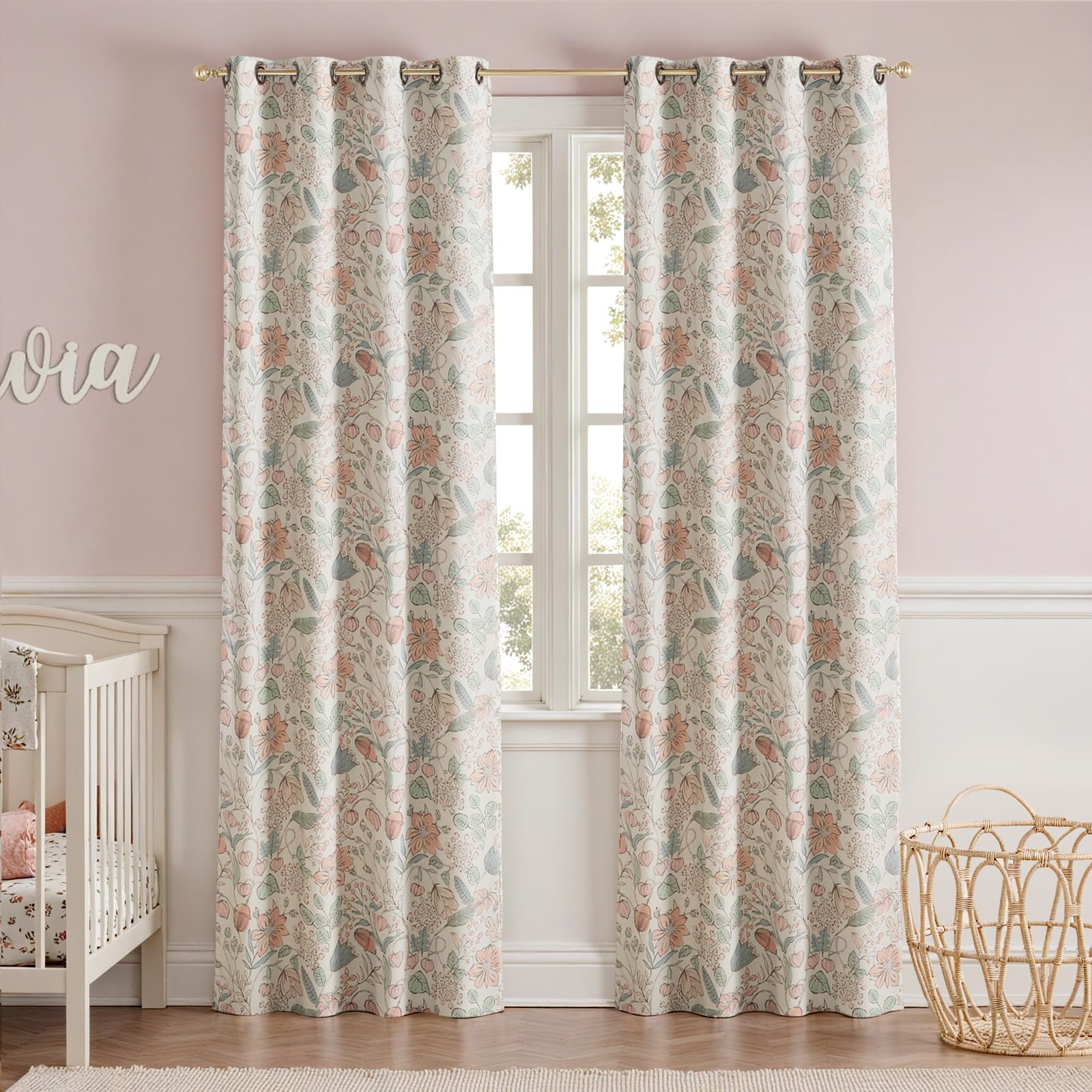 Bagaille Curtain ★ PINK Spandex 4-way Stretch Drape Curtain 10ft H x 60